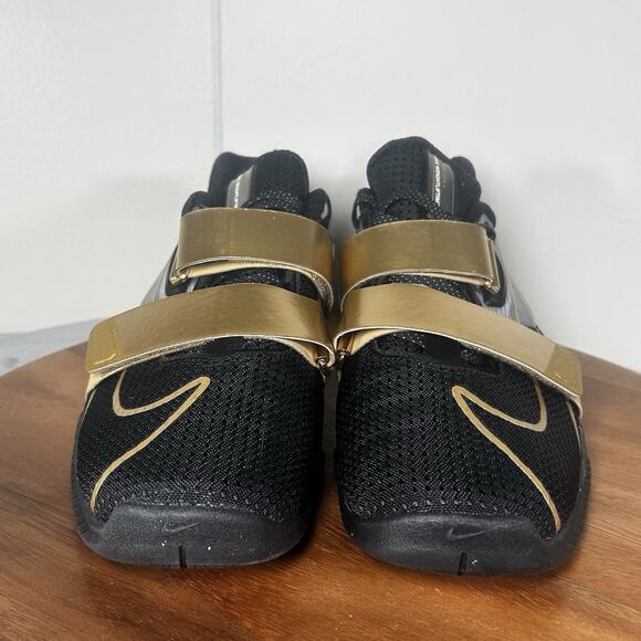 Nike Romaleos 4 Weightlifting Black Gold Shoes CD3463-001 Men’s Size 9.5 main image 5